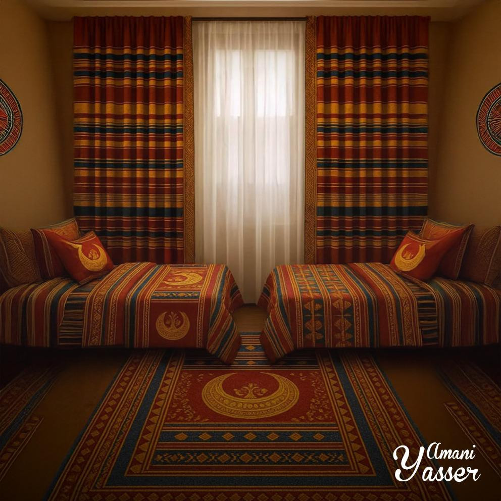 طقم غرفة ( ملاية + سجاد + ستاره)
