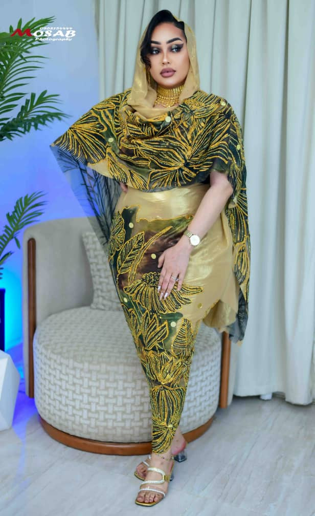 توب حرير لامي مشغول