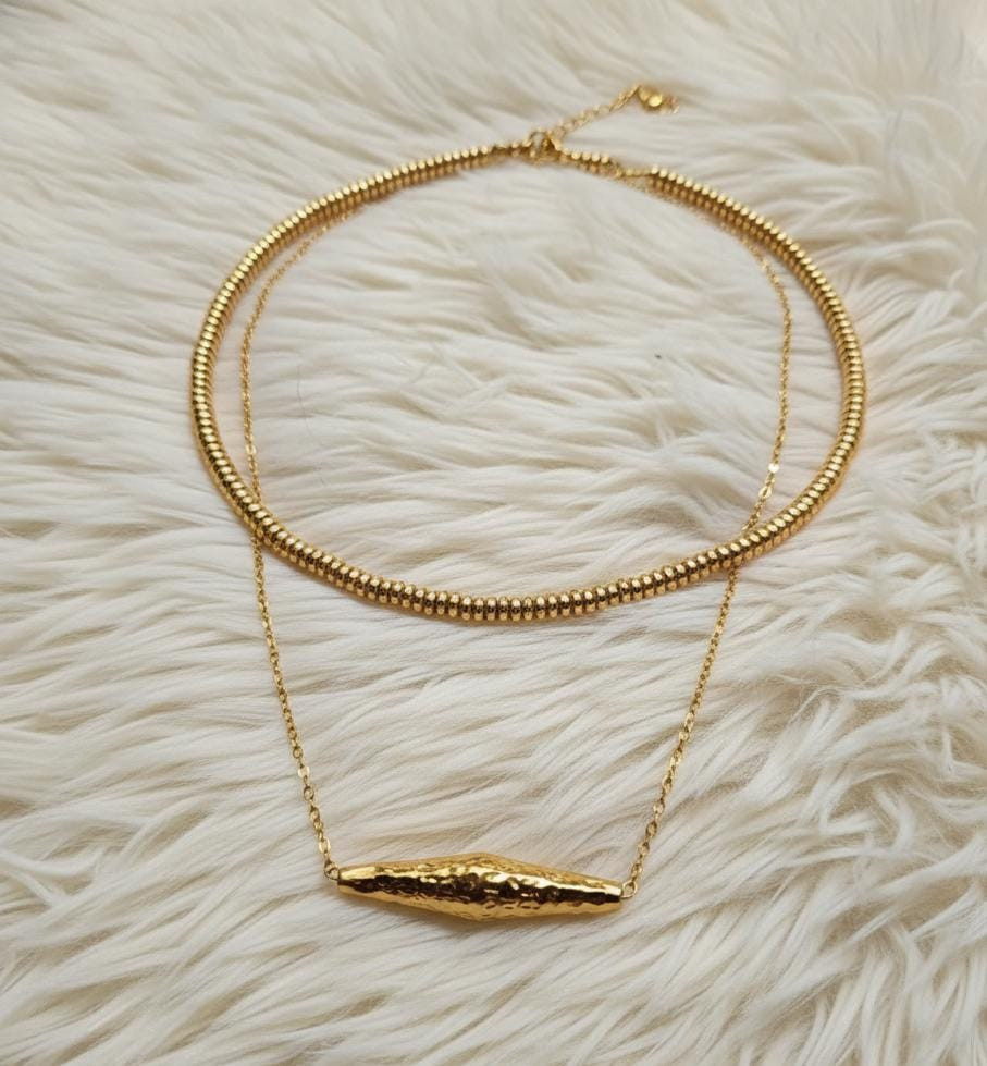 سلسل سيموتة دهب صيني استانلس وهمتايت