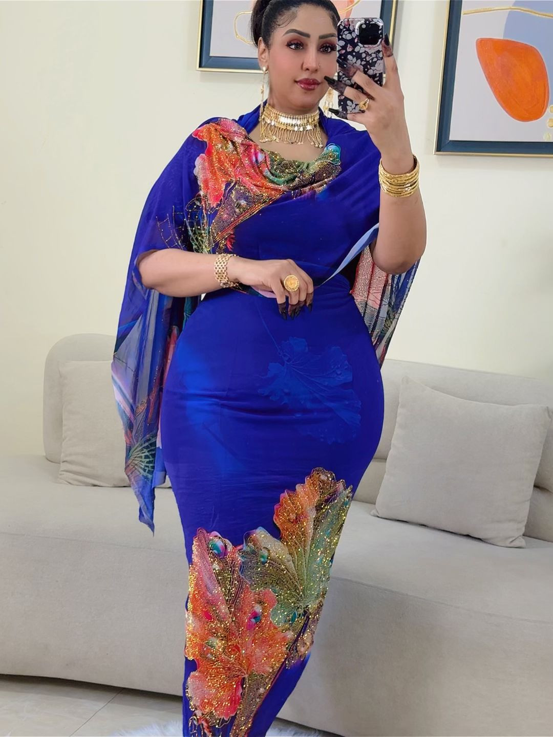 توب حرير مشغول