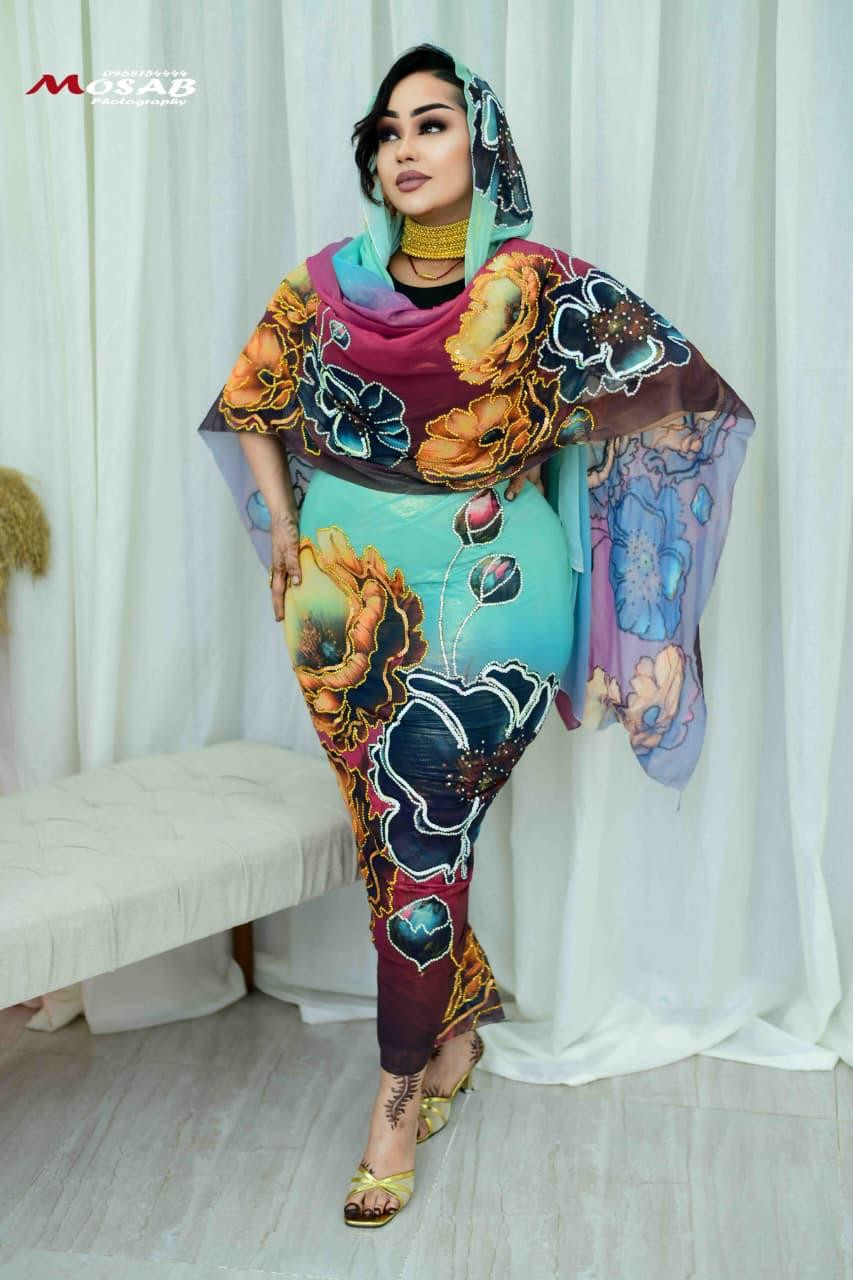 توب حرير مشغول