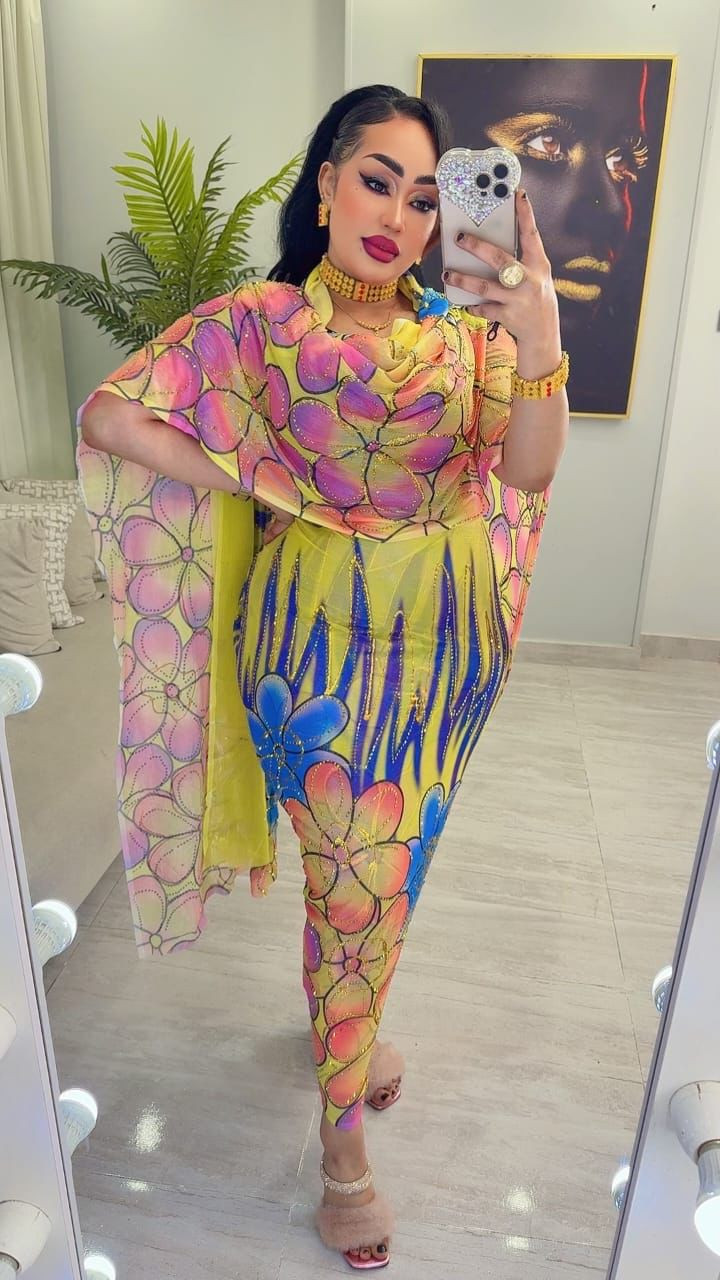 توب حرير زري مشغول سوارفيسكي وغليتر