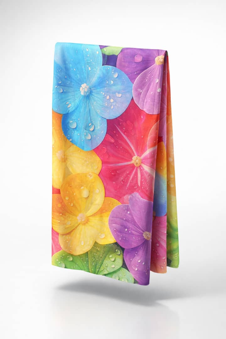 طرح عريضة مستطيل – ألوان ناعمة ونقشة ثابتة