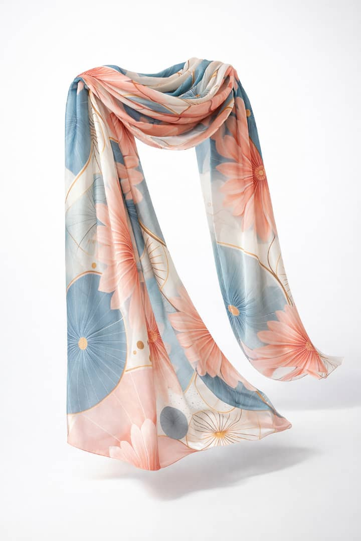 طرح عريضة مستطيل – ألوان ناعمة ونقشة ثابتة