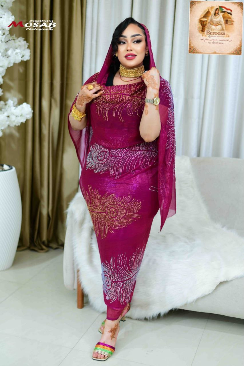 توب حرير سلك مشغول